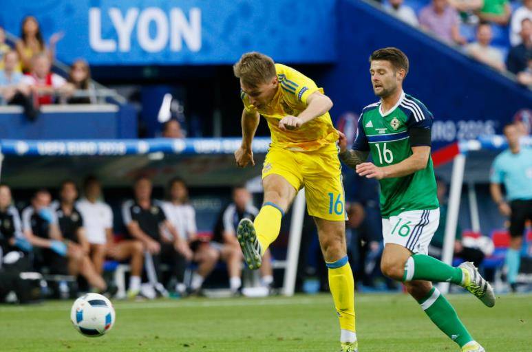 乌克兰队胜出年欧洲国家杯四分之一决赛